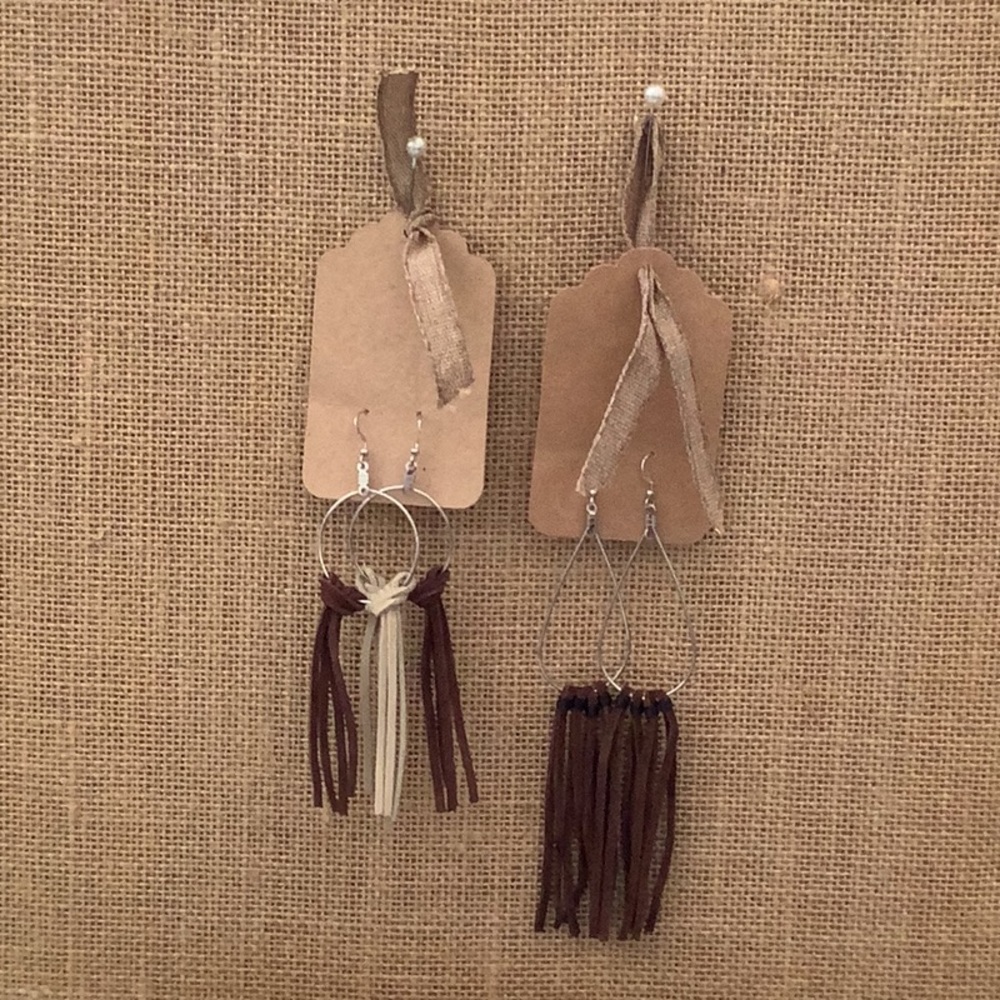 #2 Pairs of hand crafted earrings